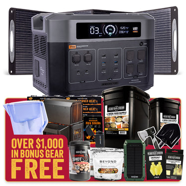 Christmas in July Bundle - Grid Doctor 3300 Solar Generator System + Over $1000 in Free Gifts